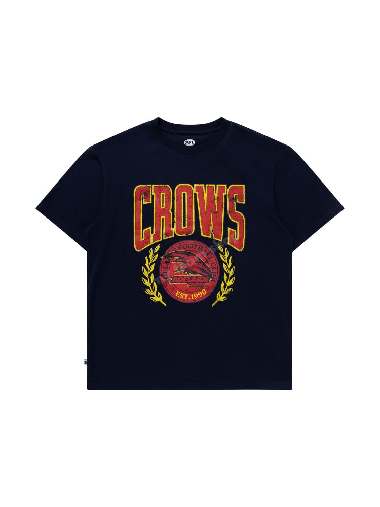 Adelaide Crows Afl Mens Graphic Tee Graphic Tee