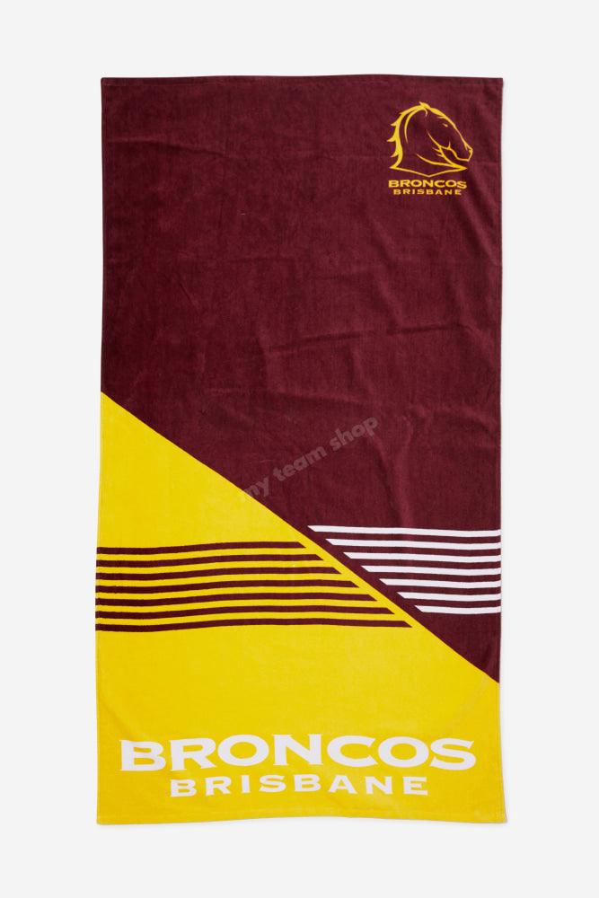 Brisbane Broncos NRL Beach Towel Beach Towel
