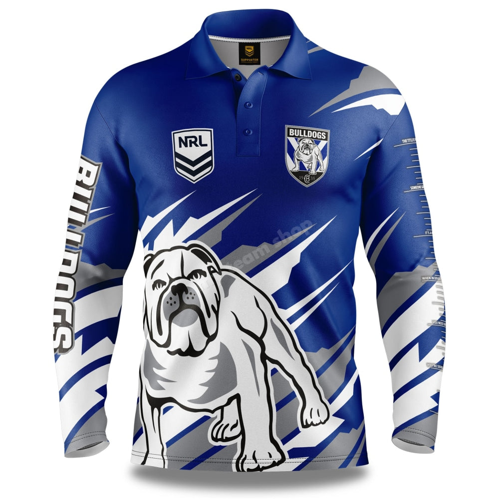 Canterbury-Bankstown Bulldogs Nrl Ignition Fishing Shirt Fishing Shirt