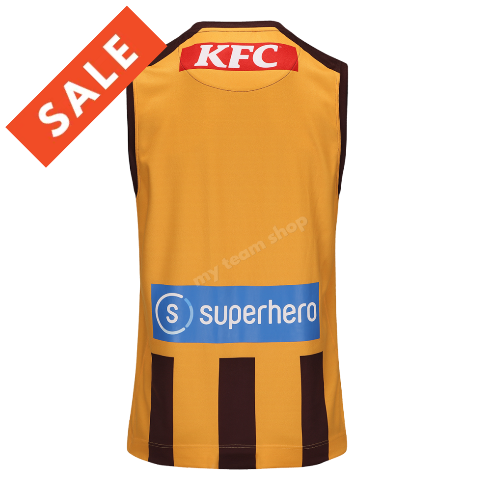 【海外Ｌサイズ】AFL ホーソーン・ホークス 2025 アウェイガーンジー Hawthorn 2025 Authentic Heritage Guernsey – The AFL Store