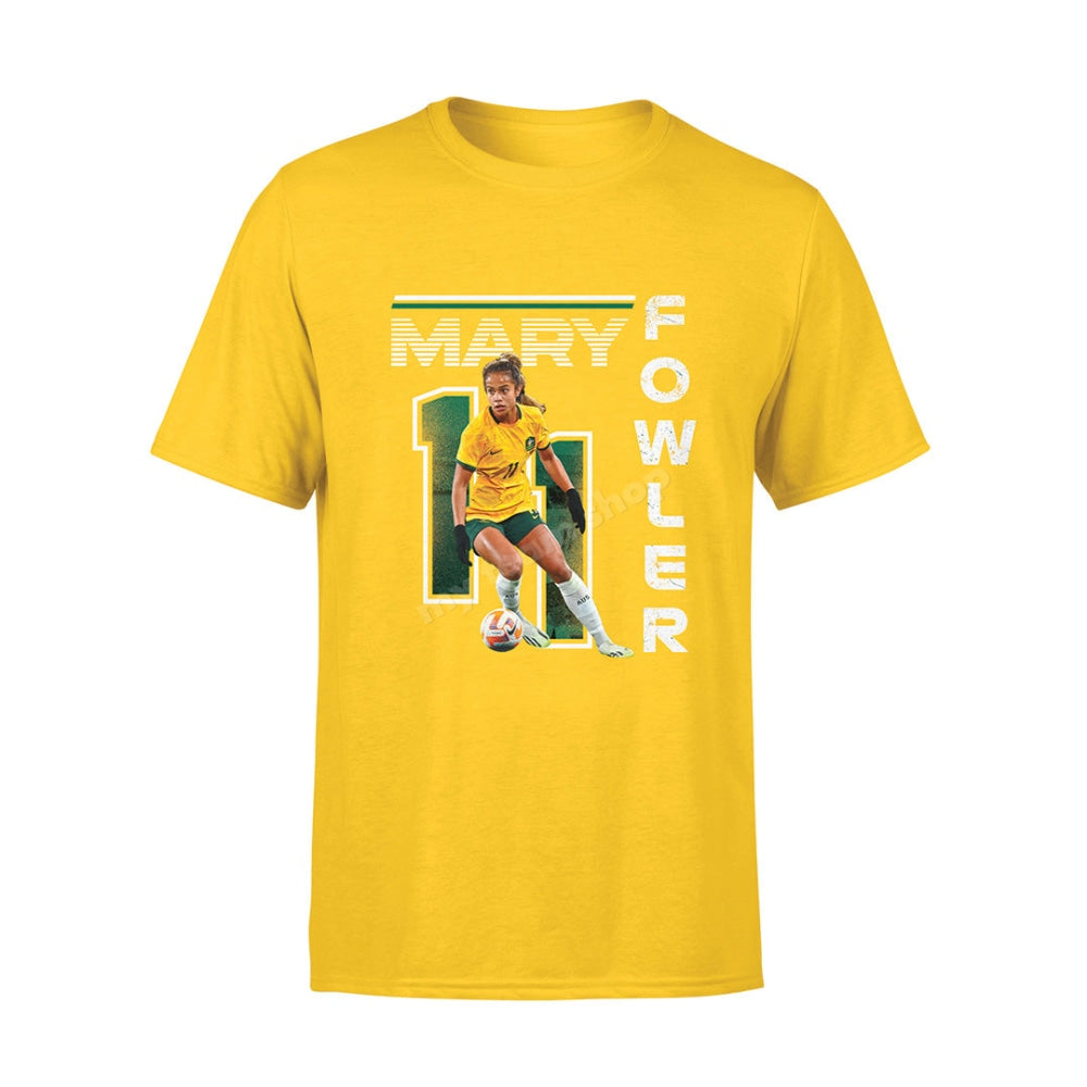 MATILDAS MARY FOWLER YOUTH GOLD PLAYER TEE