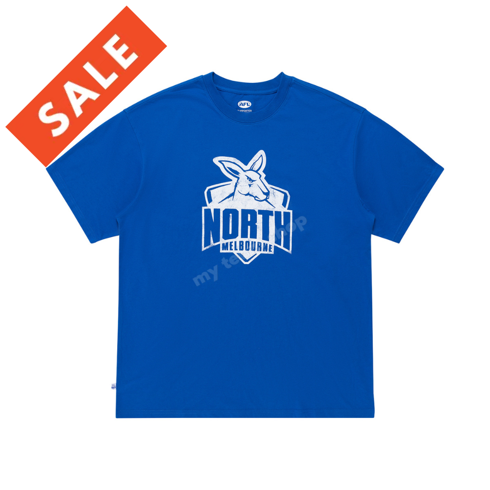 Buy Official North Melbourne Kangaroos AFL Core Logo Tee Shirts & Tops