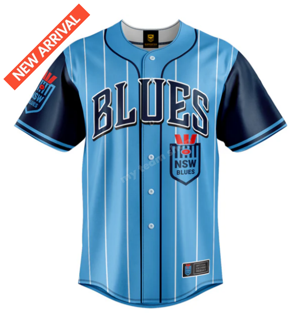 Nsw State Of Origin Nrl ’Slugger’ Baseball Shirt Baseball Shirt