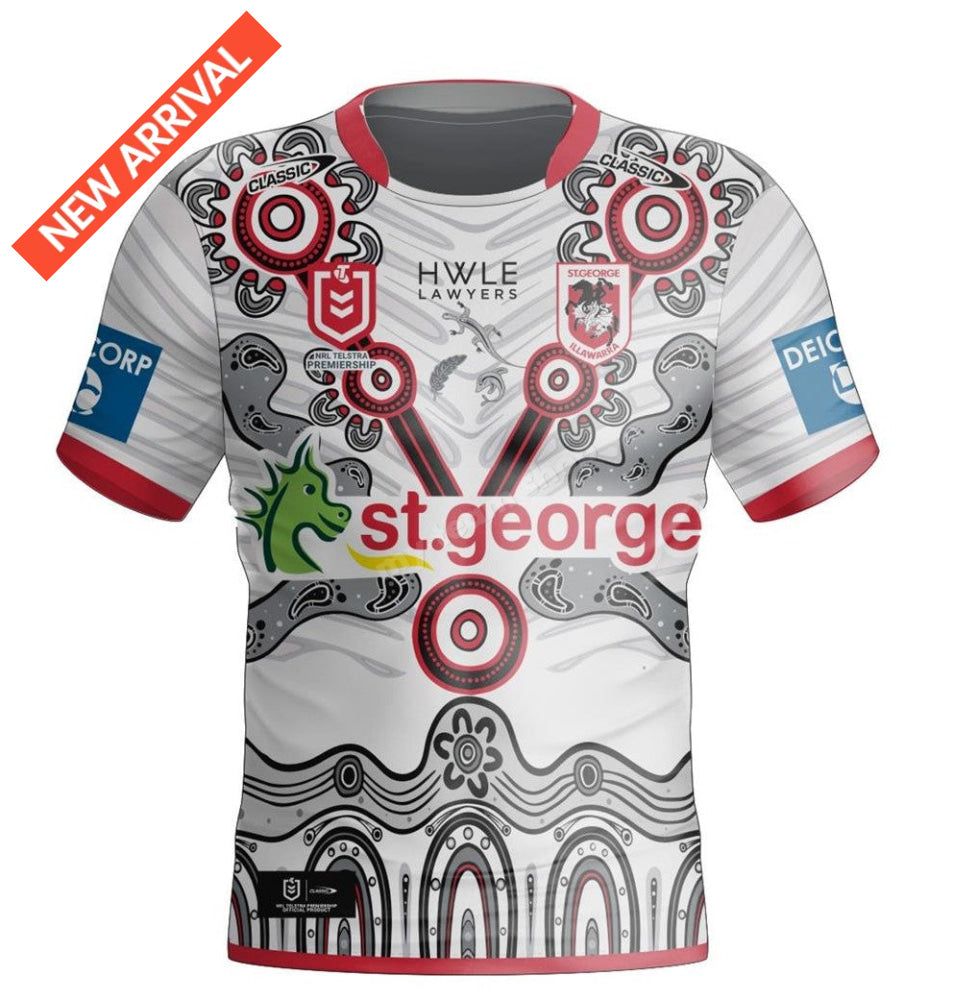 St. George Dragons 2024 Nrl Indigenous Jersey Replica Jersey