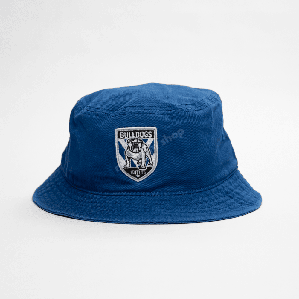 Canterbury-Bankstown Bulldogs NRL Blue Twill Bucket Hat Headwear