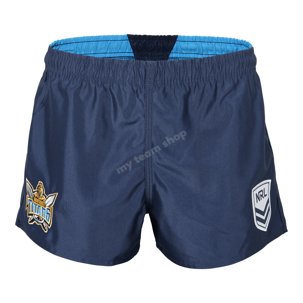 Gold Coast Titans home NRL supporter shorts  Apparel
