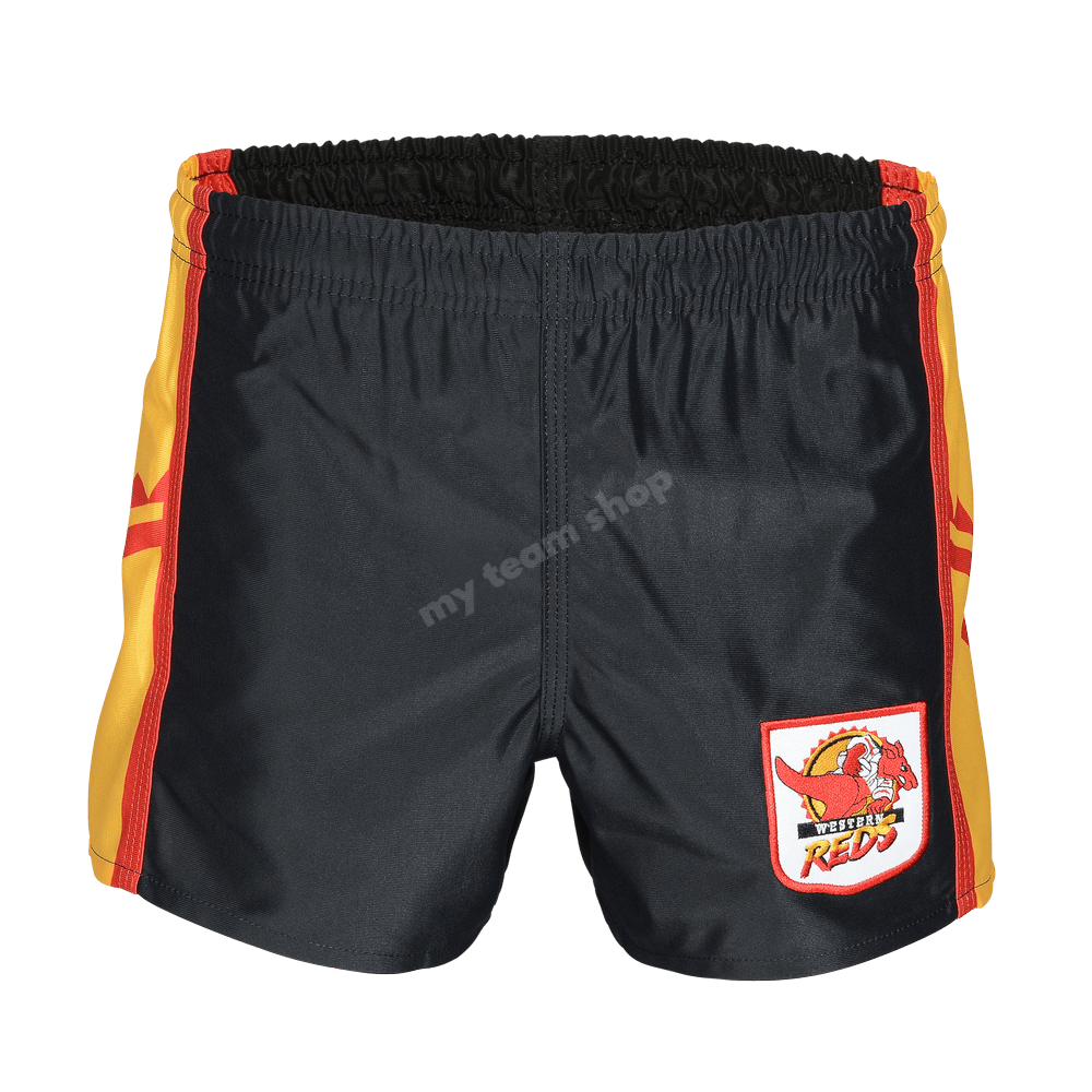  Western Reds NRL Retro Supporter Shorts Apparel