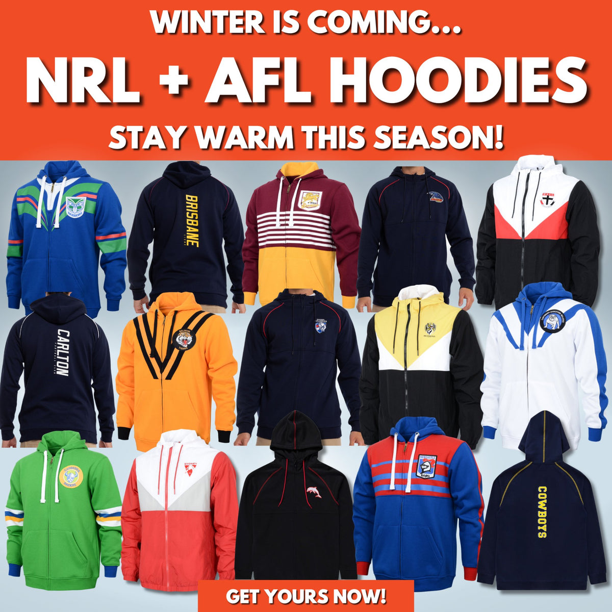 NRL + AFL HOODIES – Tagged 