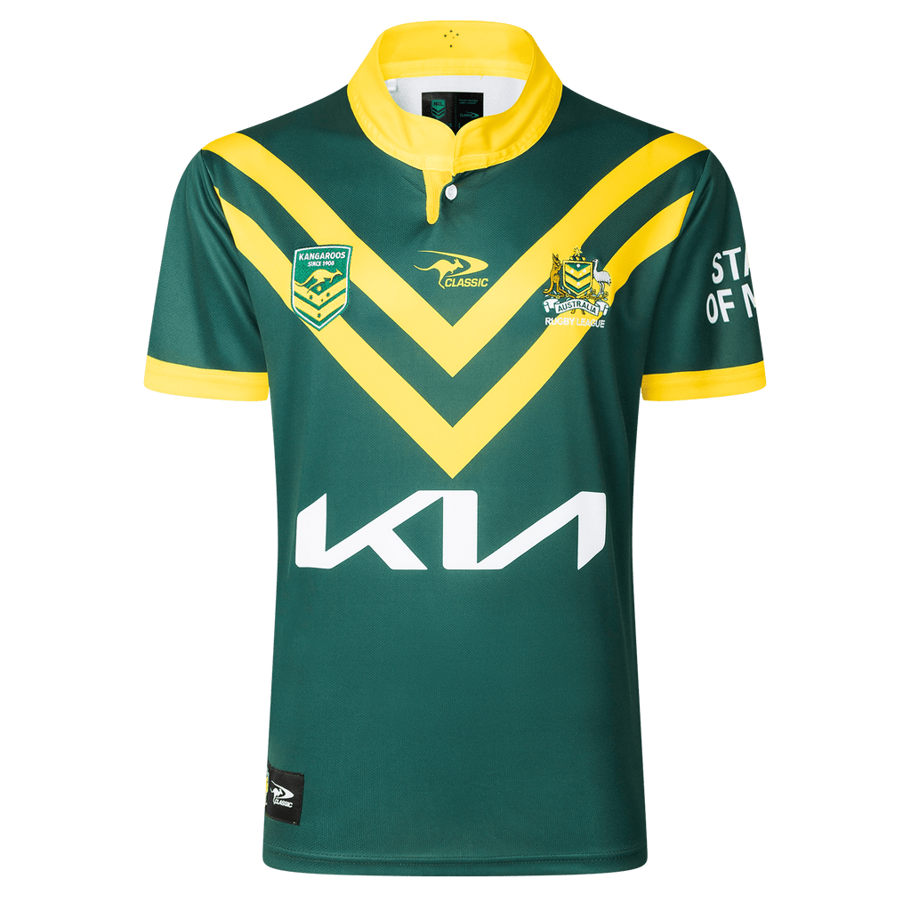 AUSTRALIAN KANGAROOS 2025 NRL HOME JERSEY