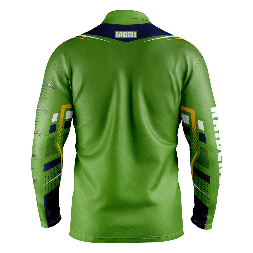 CANBERRA RAIDERS NRL "CYBER" FISHING SHIRT