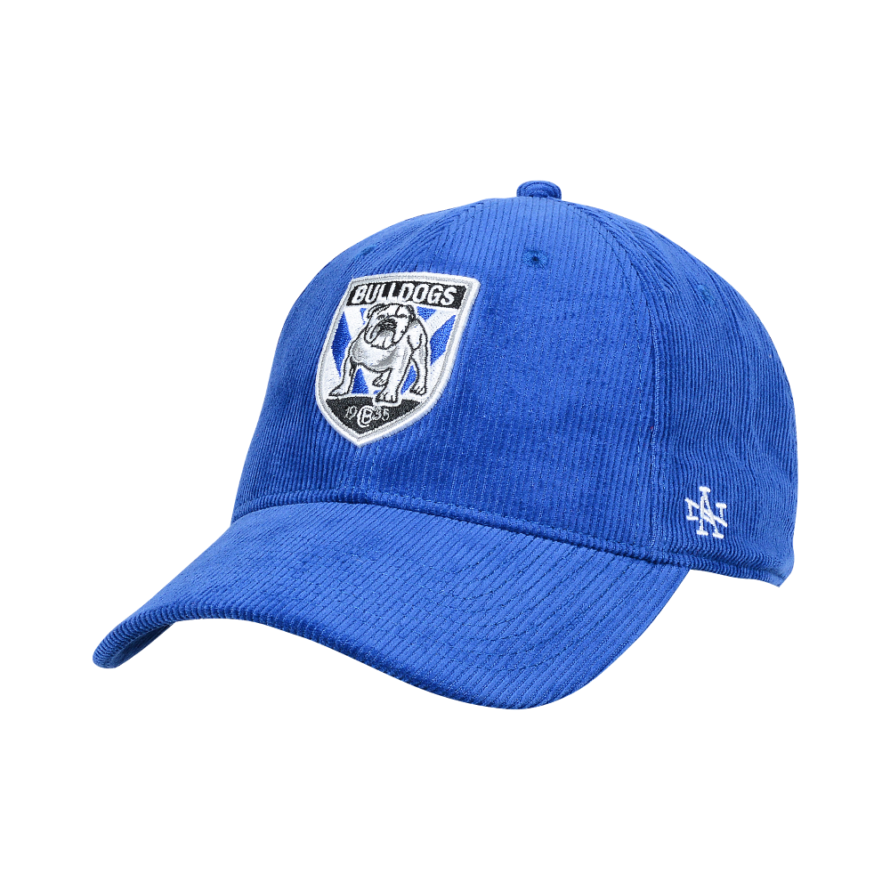CANTERBURY-BANKSTOWN BULLDOGS NRL CORDUROY SLOUCH CAP FRONT
