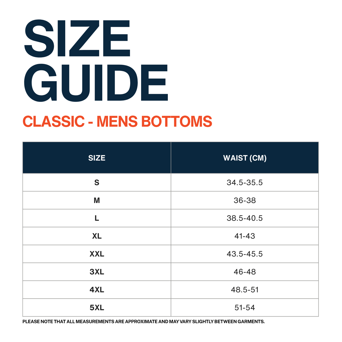 Size guide
