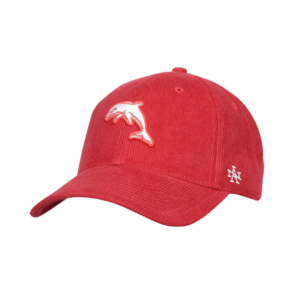 DOLPHINS NRL CORDUROY SLOUCH CAP FRONT