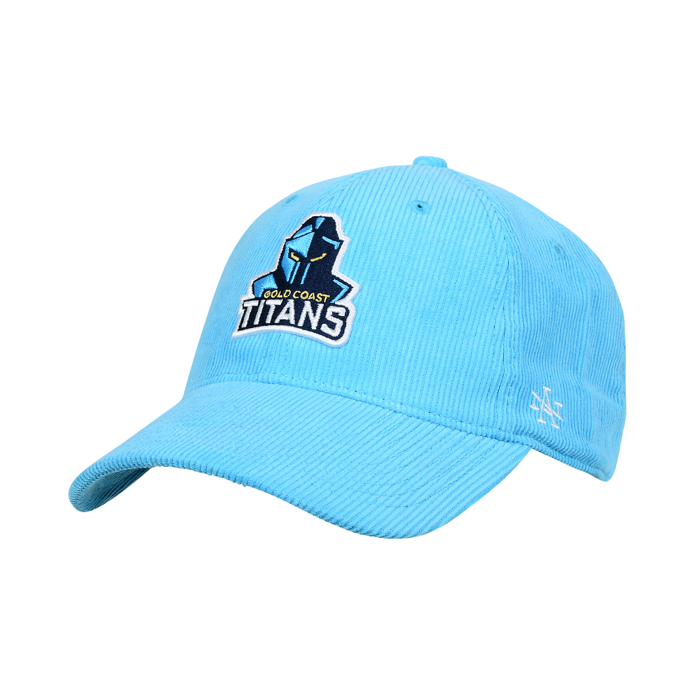 GOLD COAST TITANS NRL CORDUROY SLOUCH CAP FRONT