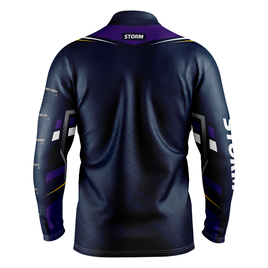 MELBOURNE STORM NRL "CYBER" FISHING SHIRT