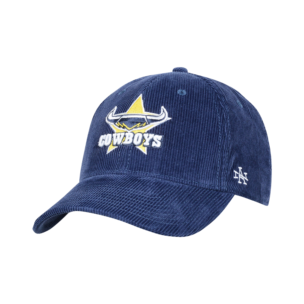 NORTH QUEENSLAND COWBOYS NRL CORDUROY SLOUCH CAP FRONT