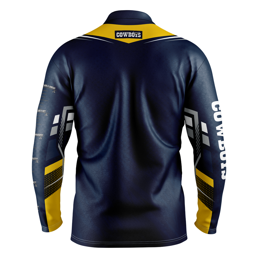 NORTH QUEENSLAND COWBOYS NRL "CYBER" FISHING SHIRT