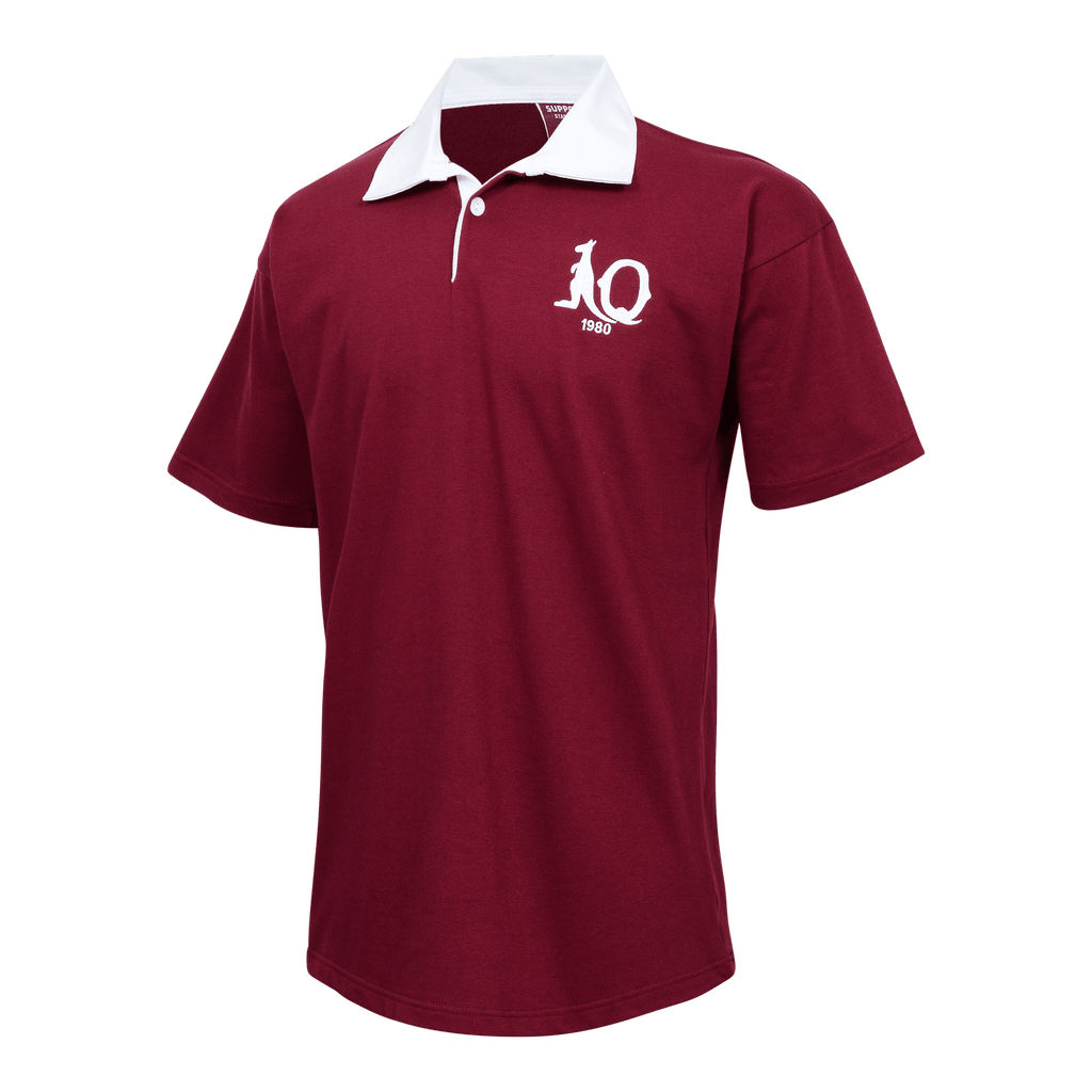 QLD STATE OF ORIGIN 1980 NRL RETRO JERSEY FRONT