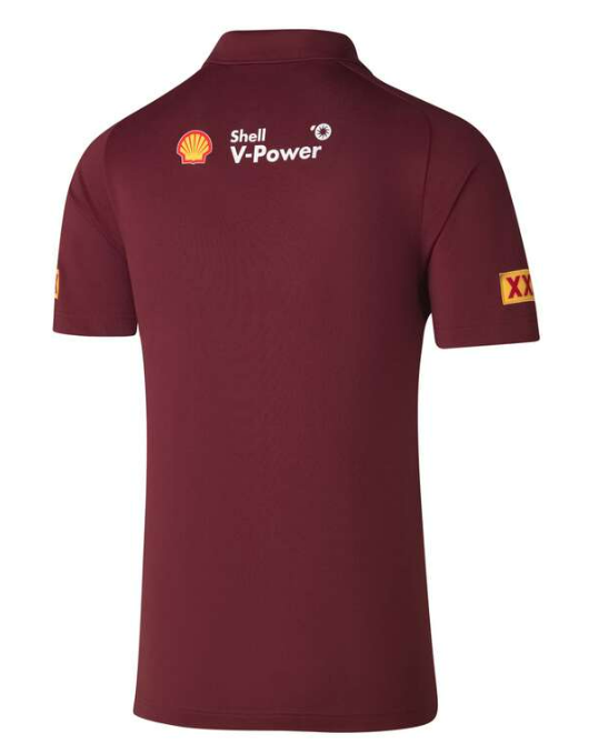 QLD STATE OF ORIGIN NRL MAROONS TEAM POLO BACK