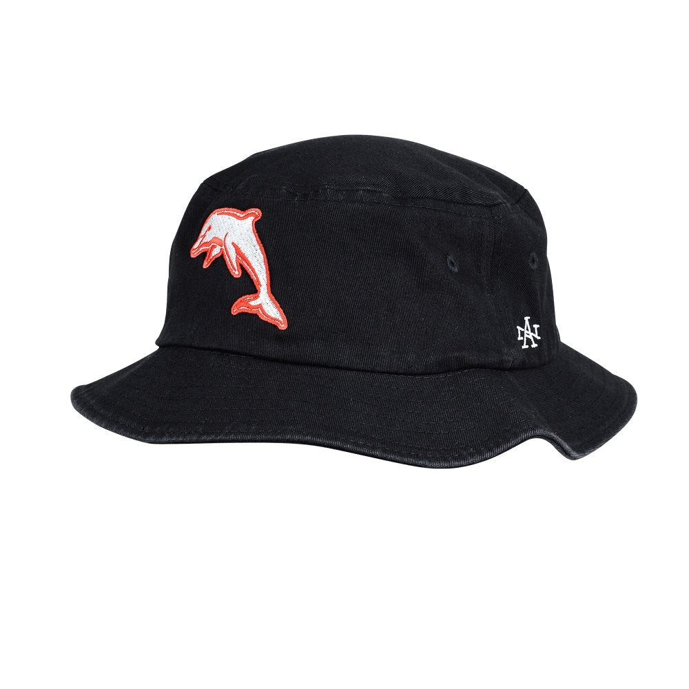 Buy Official Redcliffe Dolphins NRL Twill Bucket Hat 