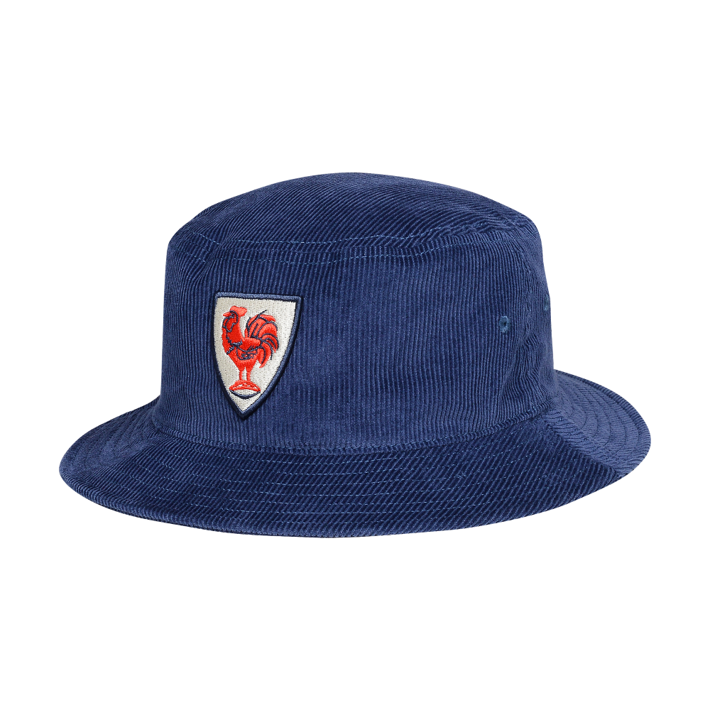 SYDNEY ROOSTERS NRL CORDUROY BUCKET HAT FRONT