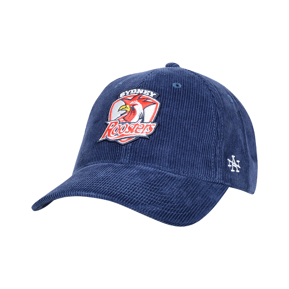 SYDNEY ROOSTERS NRL CORDUROY SLOUCH CAP FRONT