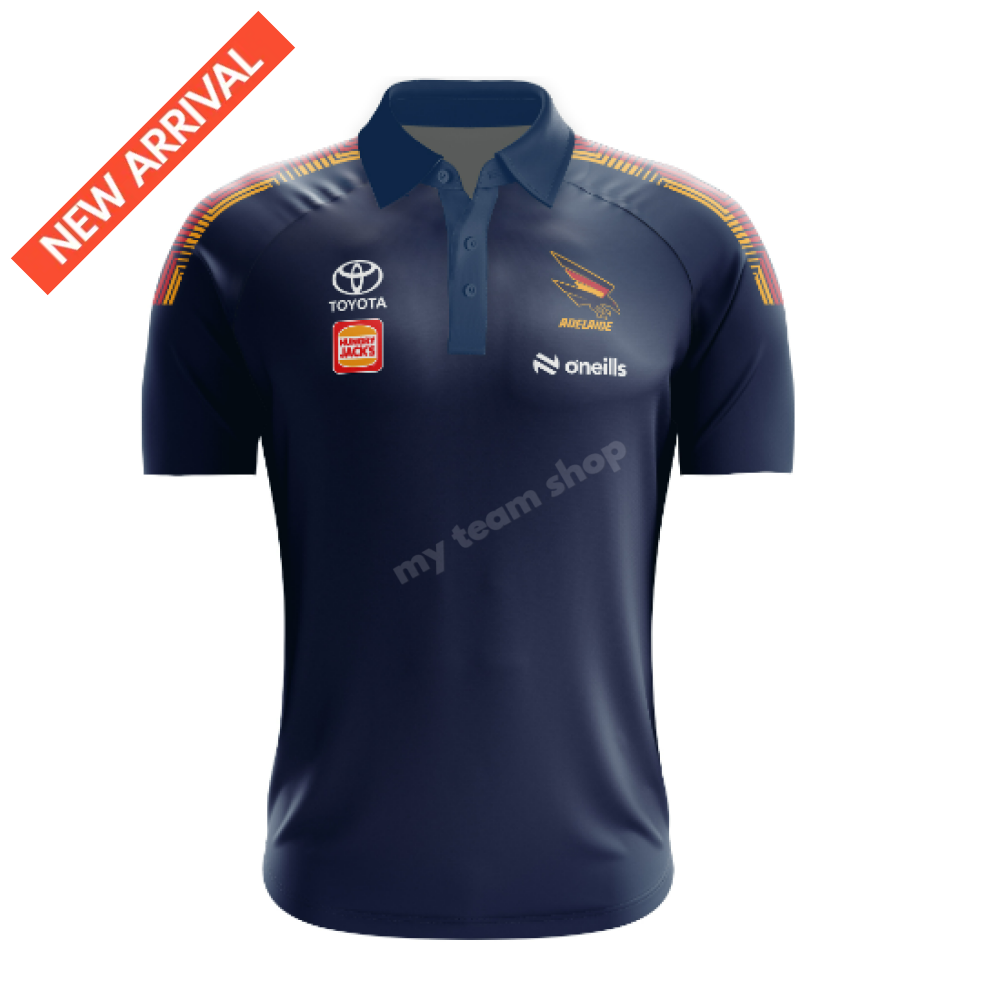 Adelaide Crows 2025 Afl Media Polo Media Polo