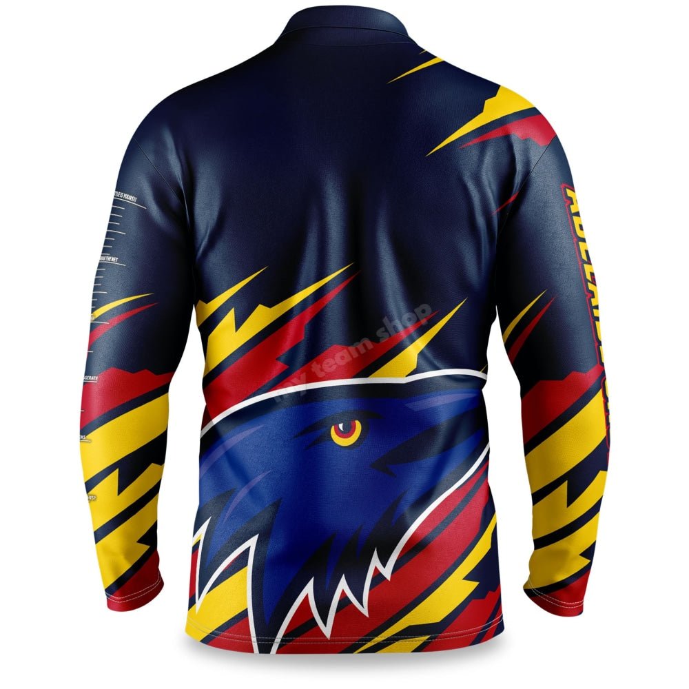 Adelaide Crows Afl Ignition Fishing Shirt Fishing Shirt