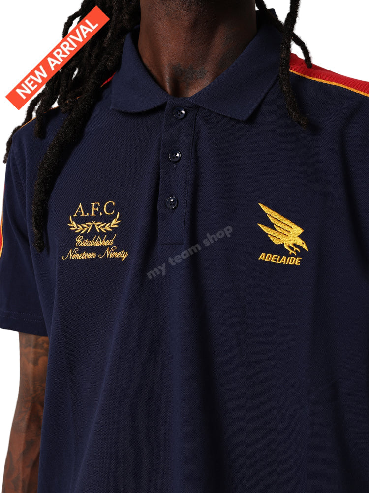 ADELAIDE CROWS AFL MULTI LOGO POLO AFL Multi Logo Polo