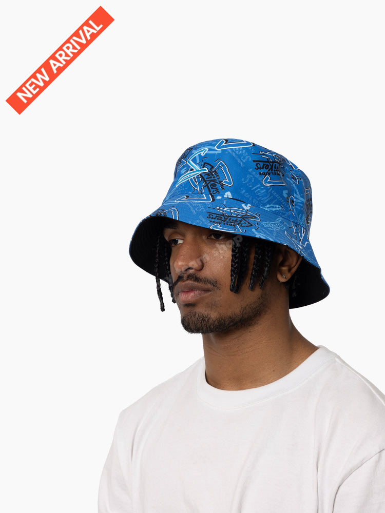 ADELAIDE STRIKERS BBL REVERSIBLE BUCKET HAT L/XL CRICKET Headwear