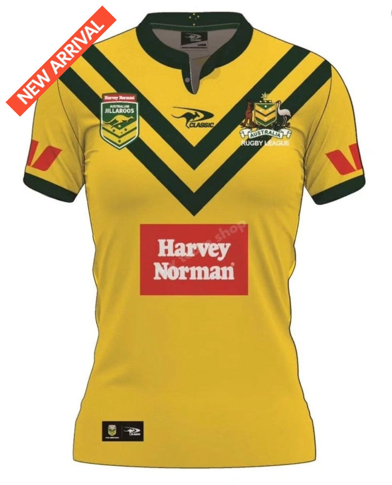 Australian Jillaroos 2025 Nrl Home Jersey Replica Jersey