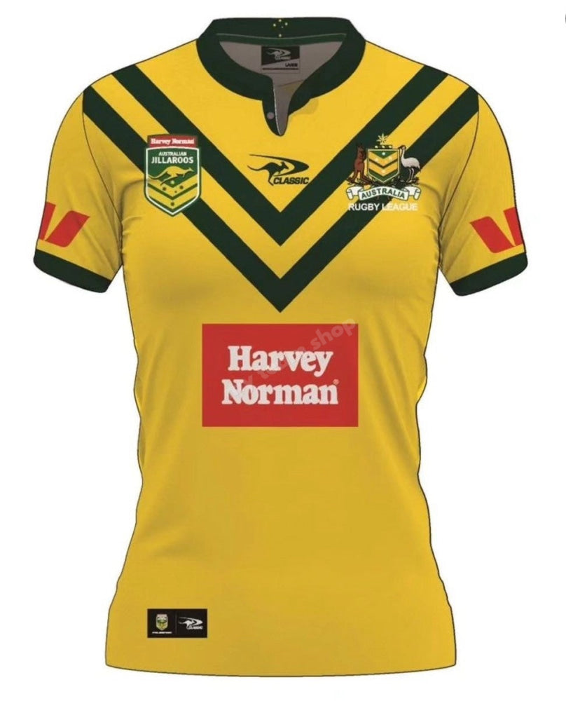 Australian Jillaroos 2025 Nrl Home Jersey Replica Jersey