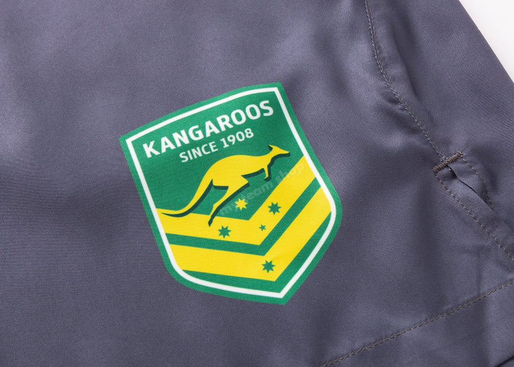 Australian Kangaroos 2025 Nrl Gym Shorts Shorts