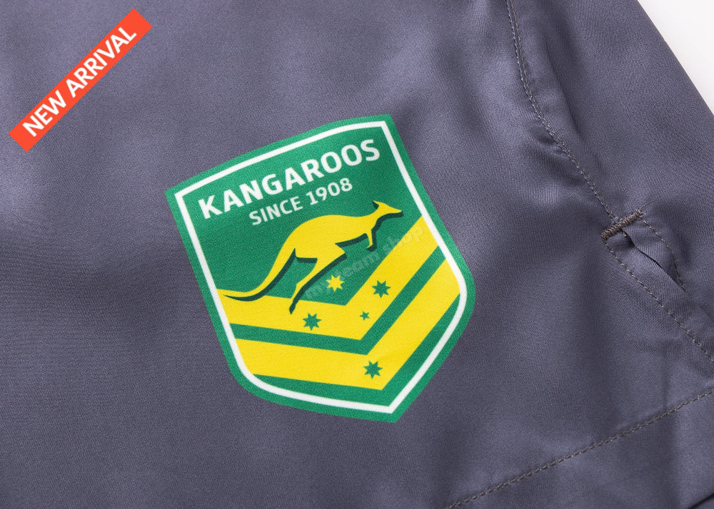 Australian Kangaroos 2025 Nrl Gym Shorts Shorts