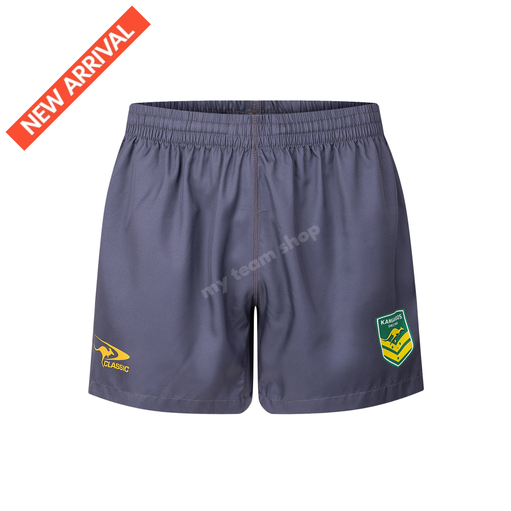 Australian Kangaroos 2025 Nrl Gym Shorts Shorts