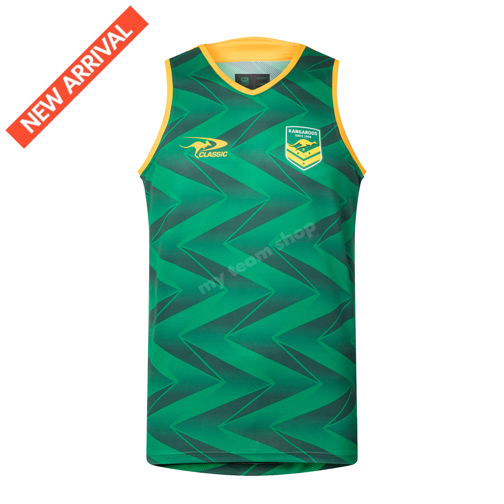 Australian Kangaroos 2025 Nrl Training Singlet Training Singlet