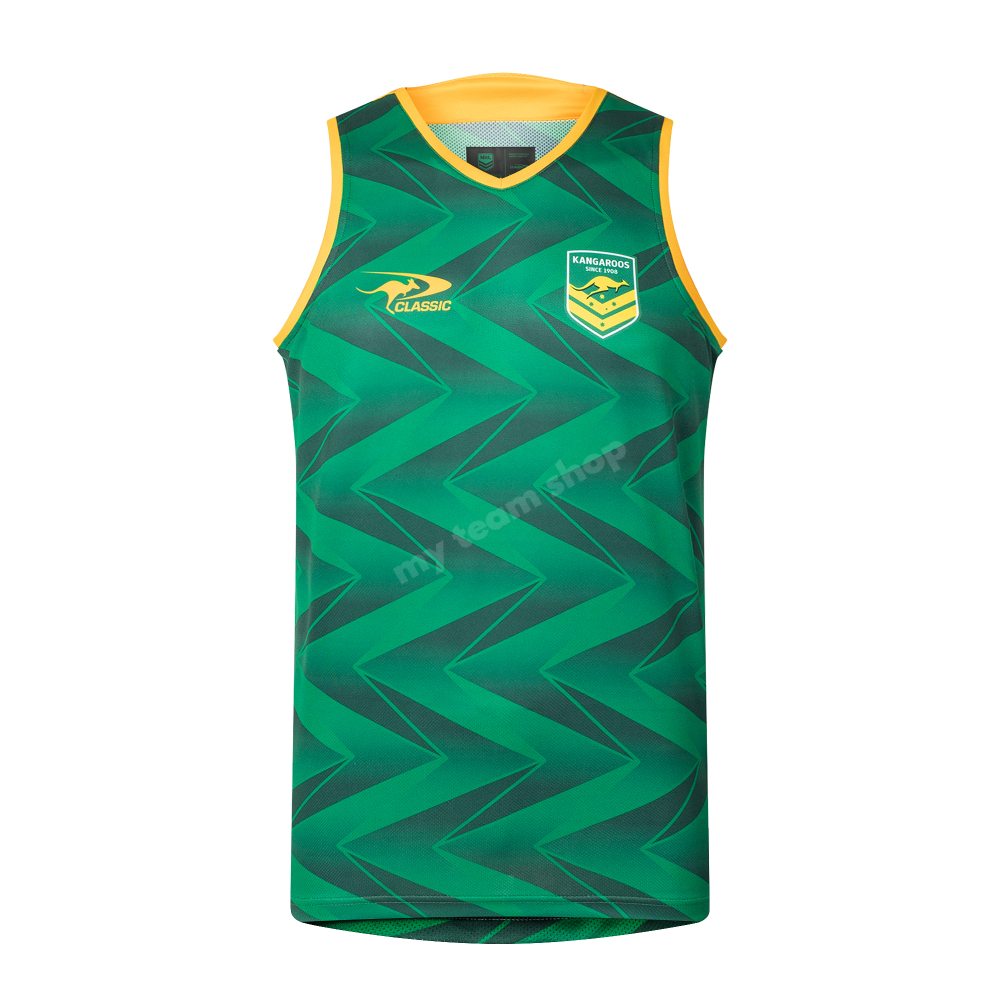 Australian Kangaroos 2025 Nrl Training Singlet Training Singlet