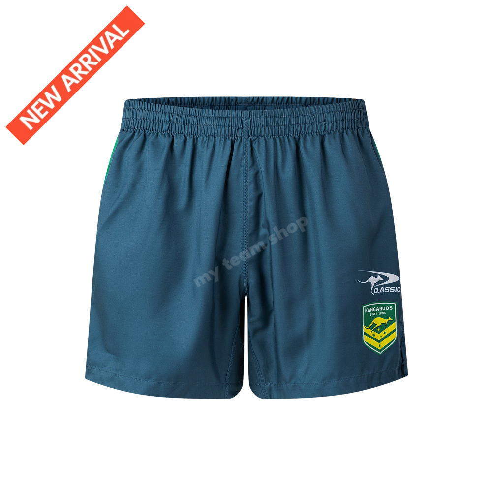AUSTRALIAN KANGAROOS 2026 NRL GYM SHORTS NRL Shorts