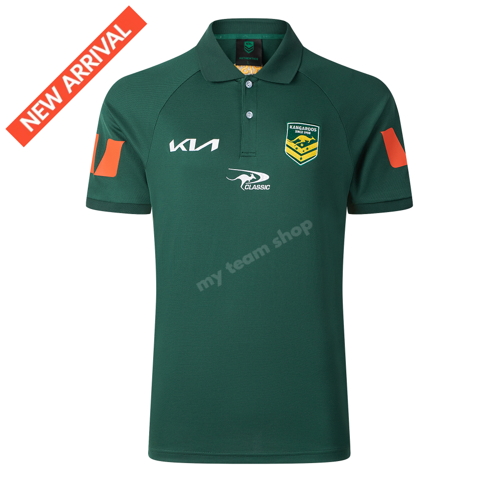 AUSTRALIAN KANGAROOS 2026 NRL MEDIA POLO NRL Media Polo