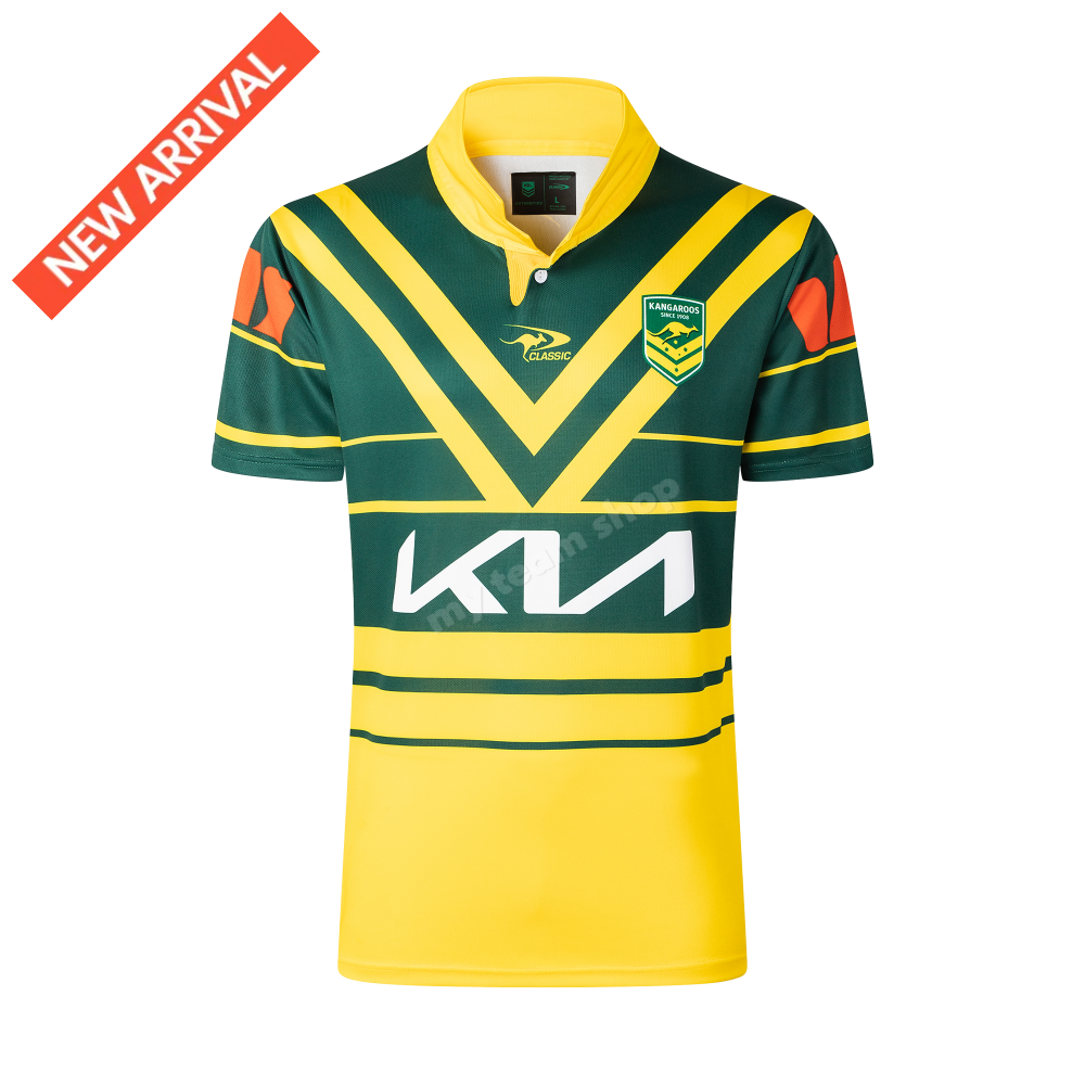 AUSTRALIAN KANGAROOS 2026 NRL TRAINING JERSEY NRL Replica Jersey