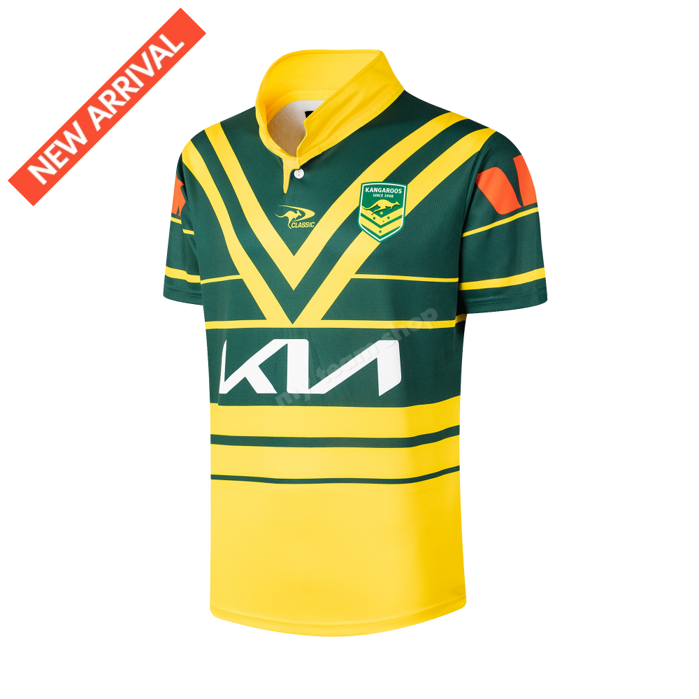 AUSTRALIAN KANGAROOS 2026 NRL TRAINING JERSEY NRL Replica Jersey