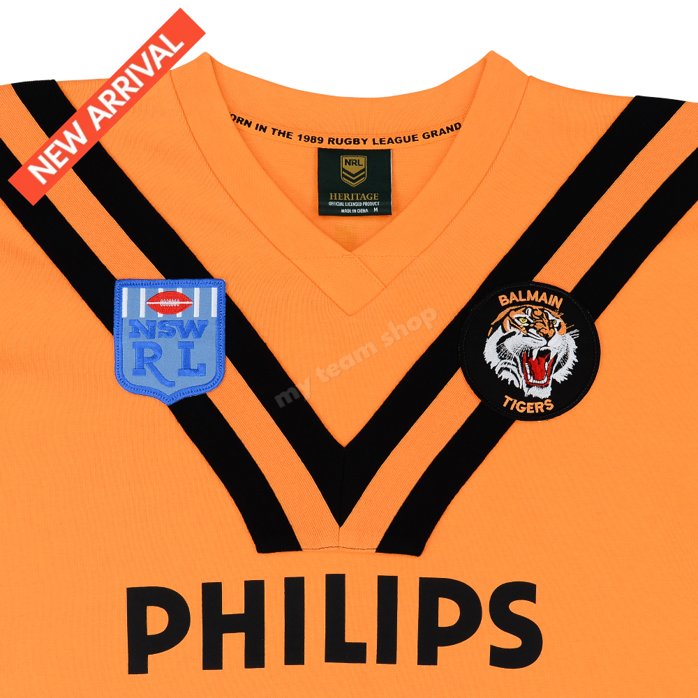 BALMAIN TIGERS 1989 GRAND FINAL NRL RETRO JERSEY
