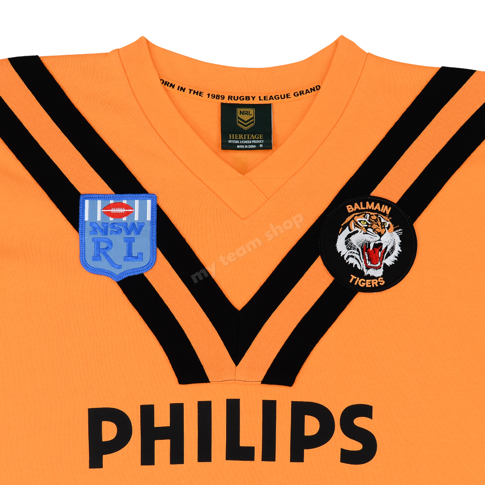 BALMAIN TIGERS 1989 GRAND FINAL NRL RETRO JERSEY