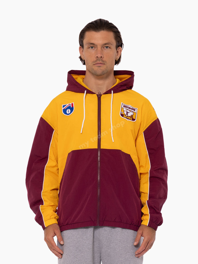 BRISBANE BEARS AFL THROWBACK SPRAY JACKET AFL Throwback Spray Jacket