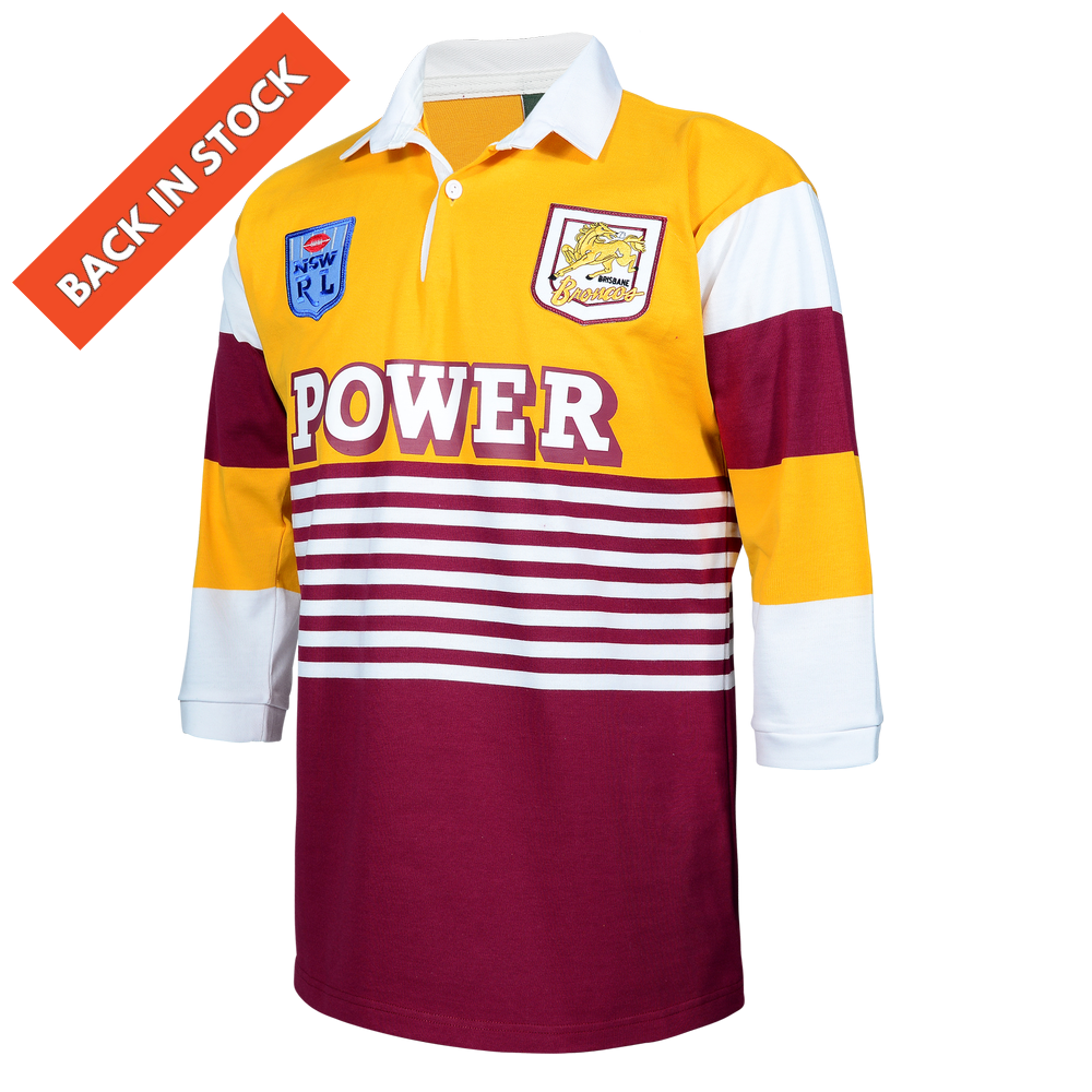 Brisbane Broncos 1988 Retro Jersey Apparel