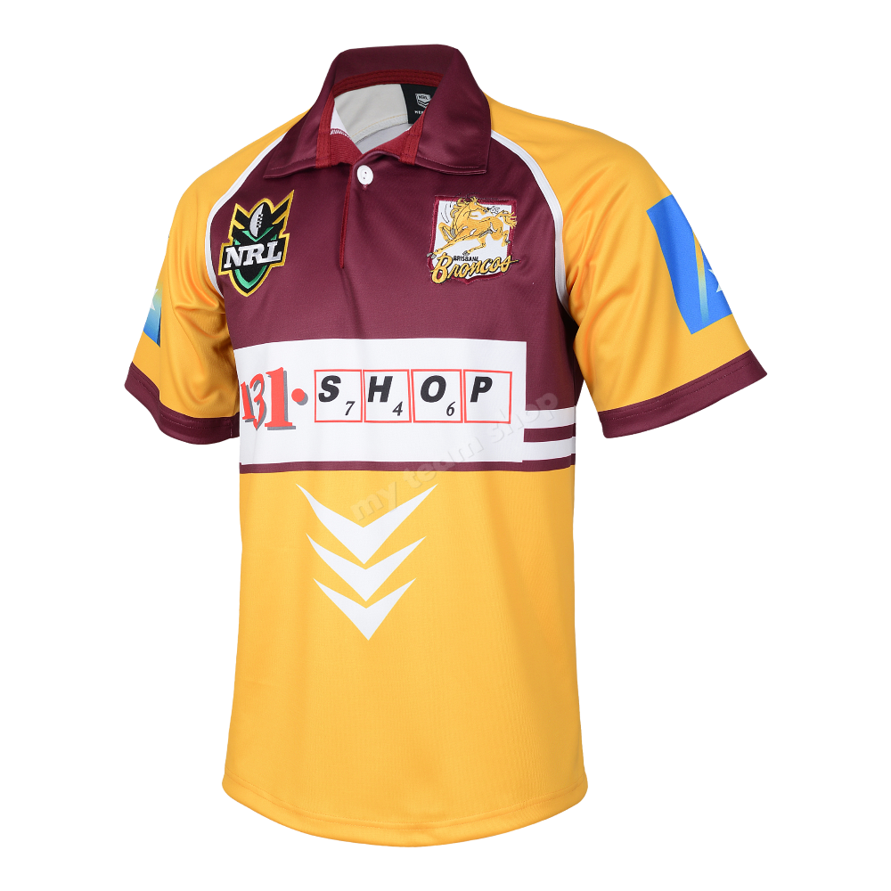 BRISBANE BRONCOS 1999 ALTERNATE NRL RETRO JERSEY NRL Retro Jersey
