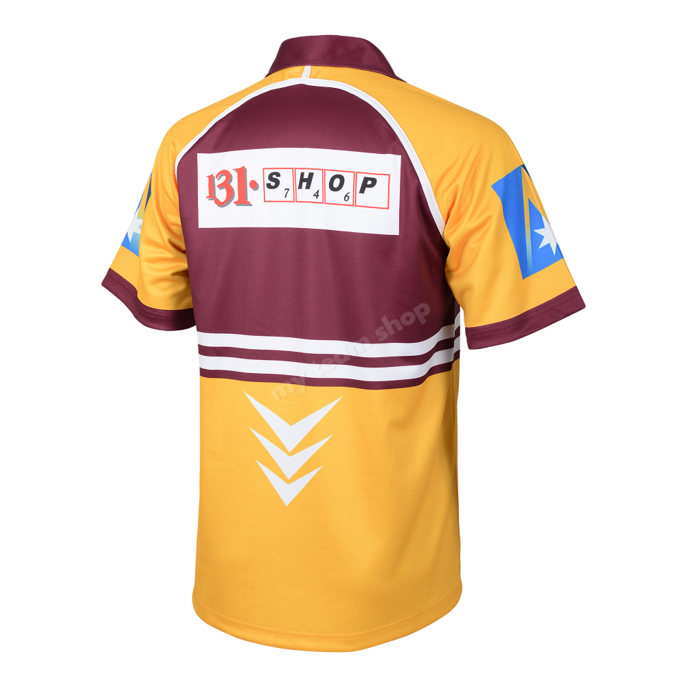 BRISBANE BRONCOS 1999 ALTERNATE NRL RETRO JERSEY NRL Retro Jersey