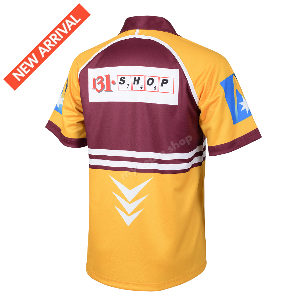 BRISBANE BRONCOS 1999 ALTERNATE NRL RETRO JERSEY NRL Retro Jersey