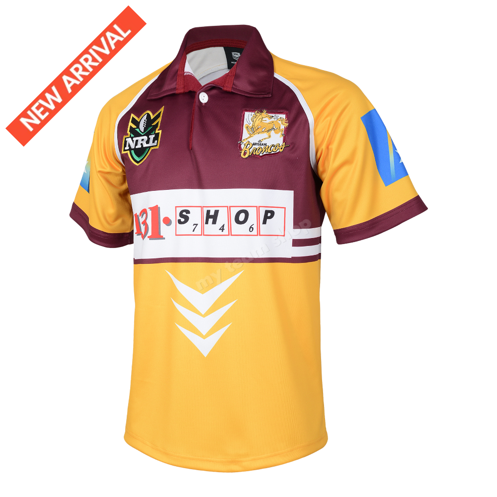 BRISBANE BRONCOS 1999 ALTERNATE NRL RETRO JERSEY NRL Retro Jersey
