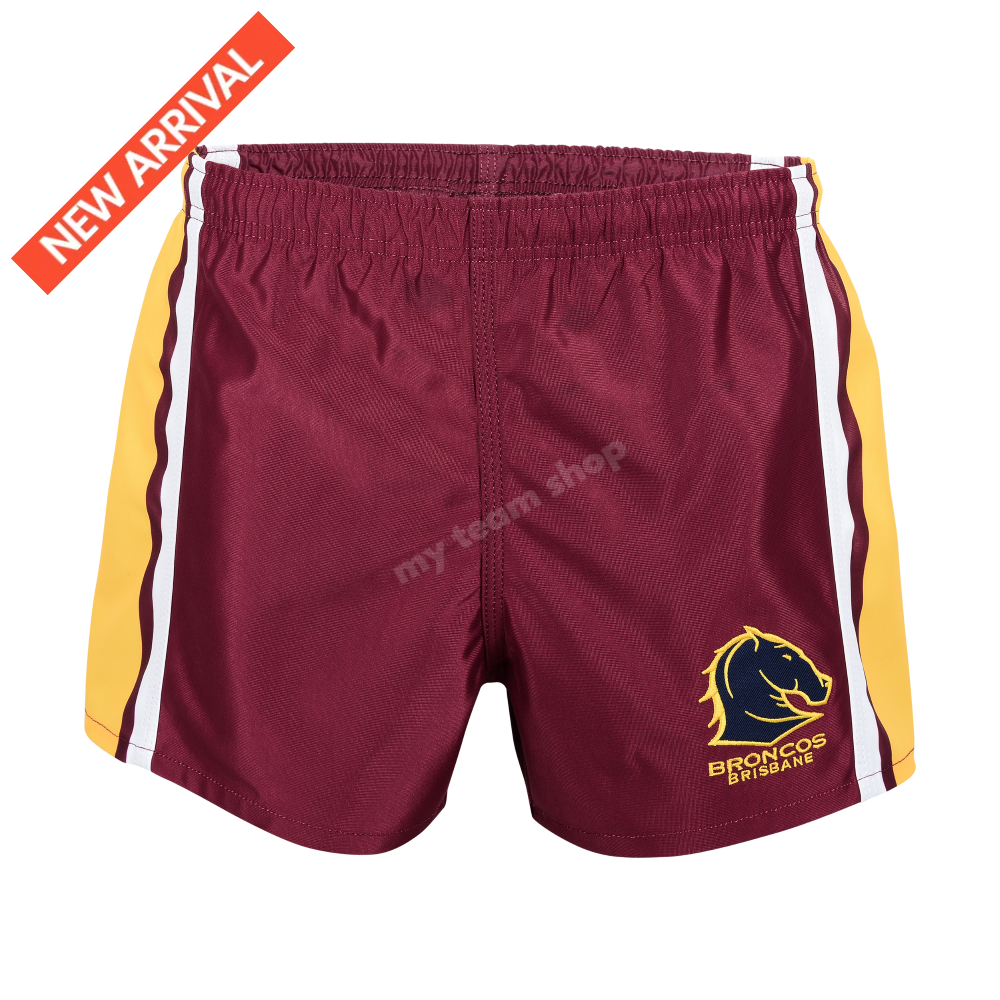 BRISBANE BRONCOS 2000 NRL RETRO SHORTS NRL Shorts